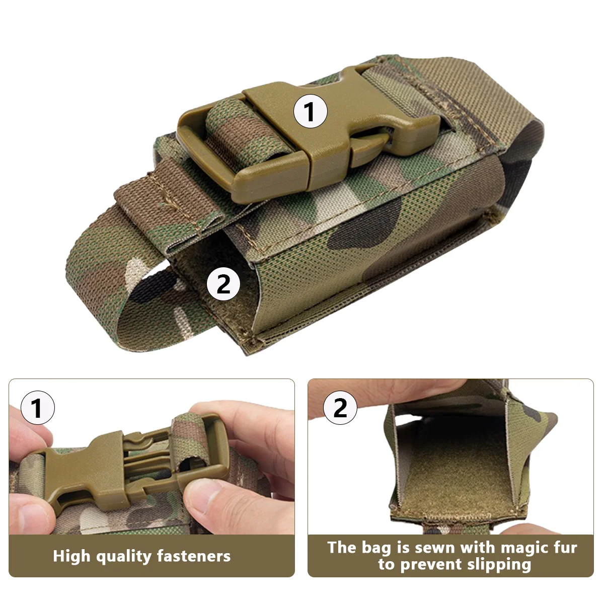 Bolsa táctica para linterna X300U con MOLLE ajustable - imagen 2