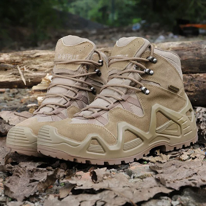 Botas trekking tácticas impermeables con suela antideslizante multiuso - imagen 5