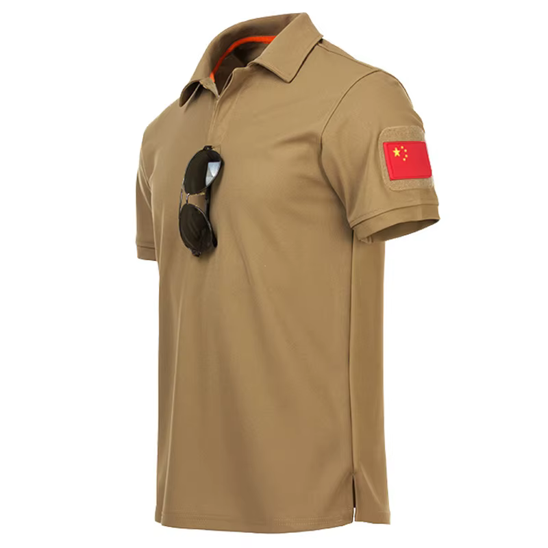 Camiseta táctica militar transpirable manga corta – Senderismo y entrenamiento - imagen 4