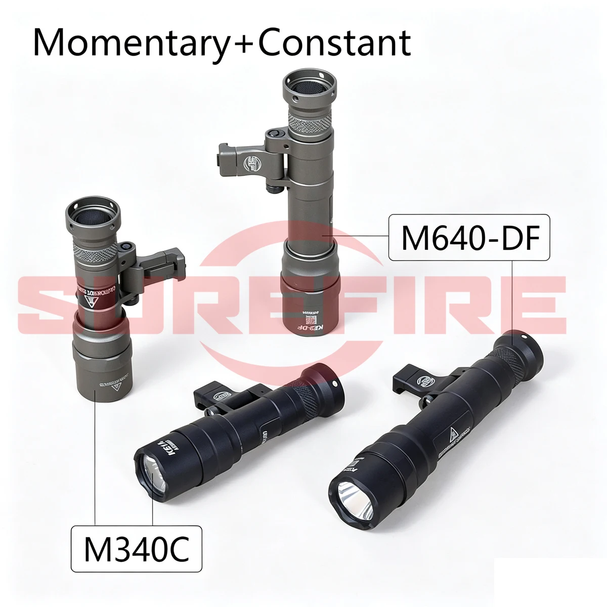 Surefire M340/M640 linterna táctica con luz estroboscópica y Picatinny - imagen 5