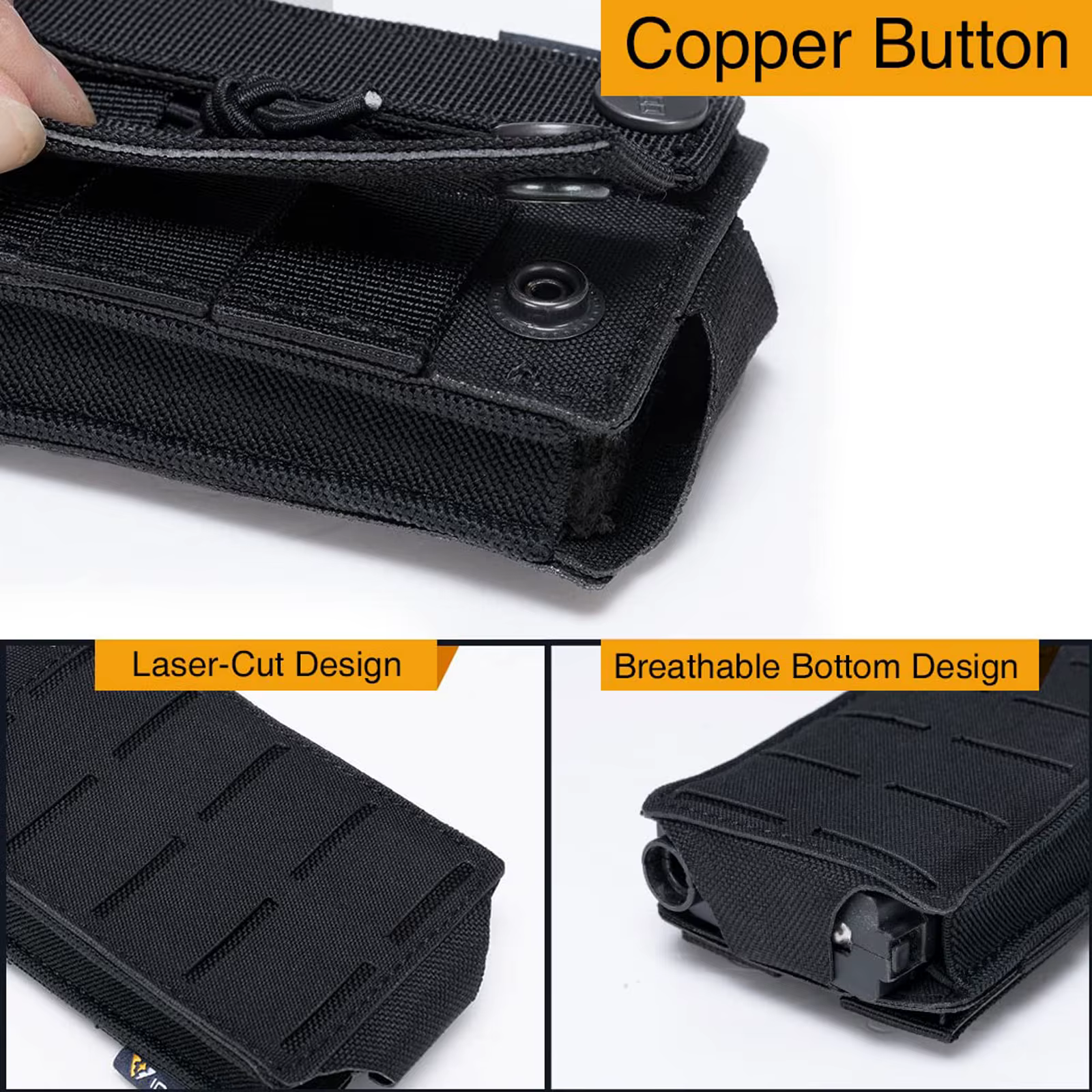 Bolsa MOLLE compatible con rifle AR15 5.56mm