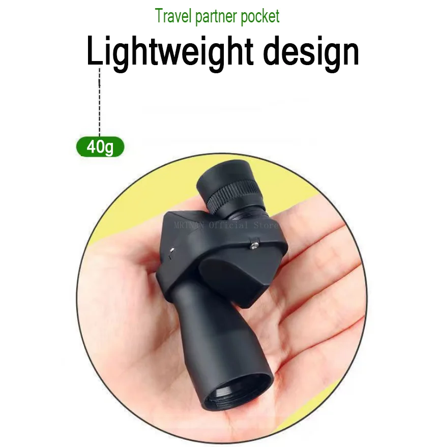 Telescopio monocular para observar en exterior