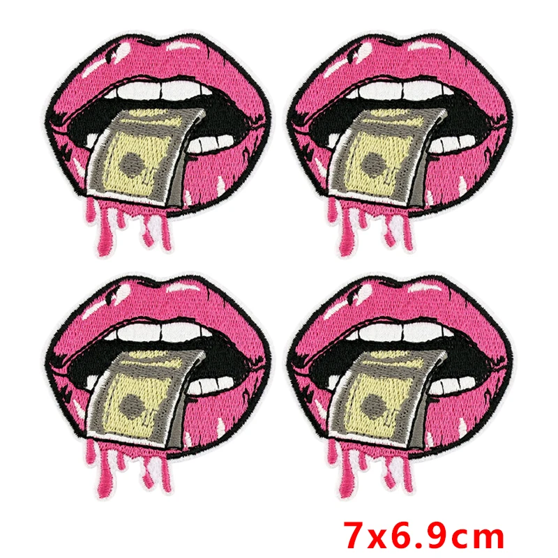 Parche táctico bordado termoadhesivo Wealth Hustler con símbolo dólar - imagen 5