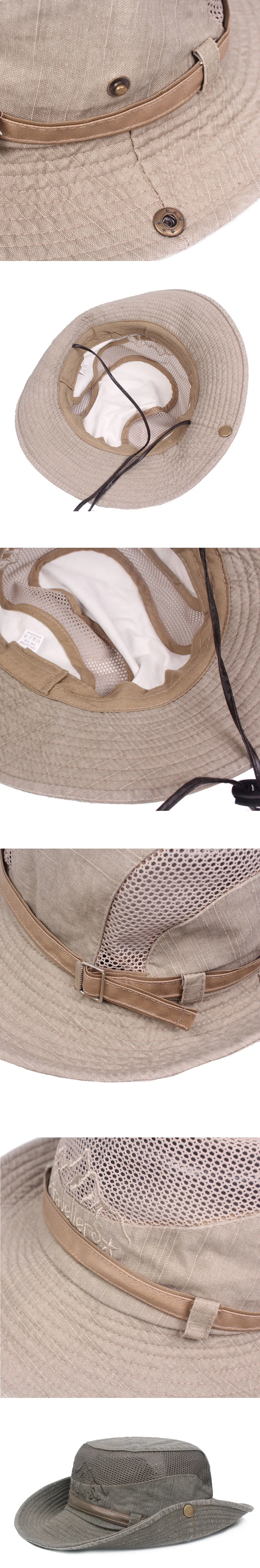 Gorra de playa estilo Panamá para hombre