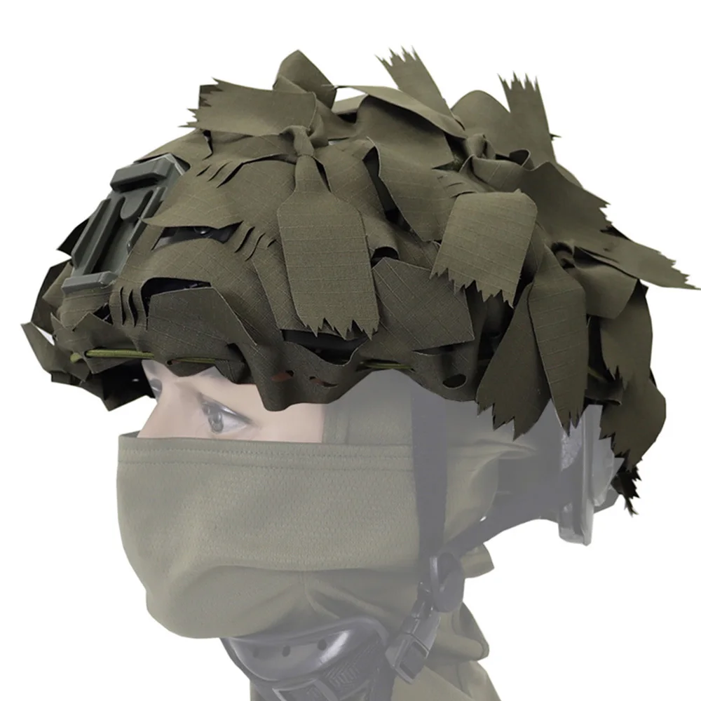 Funda táctica de casco FAST MICH WENDY A-23, corte láser camuflaje 3D - imagen 4