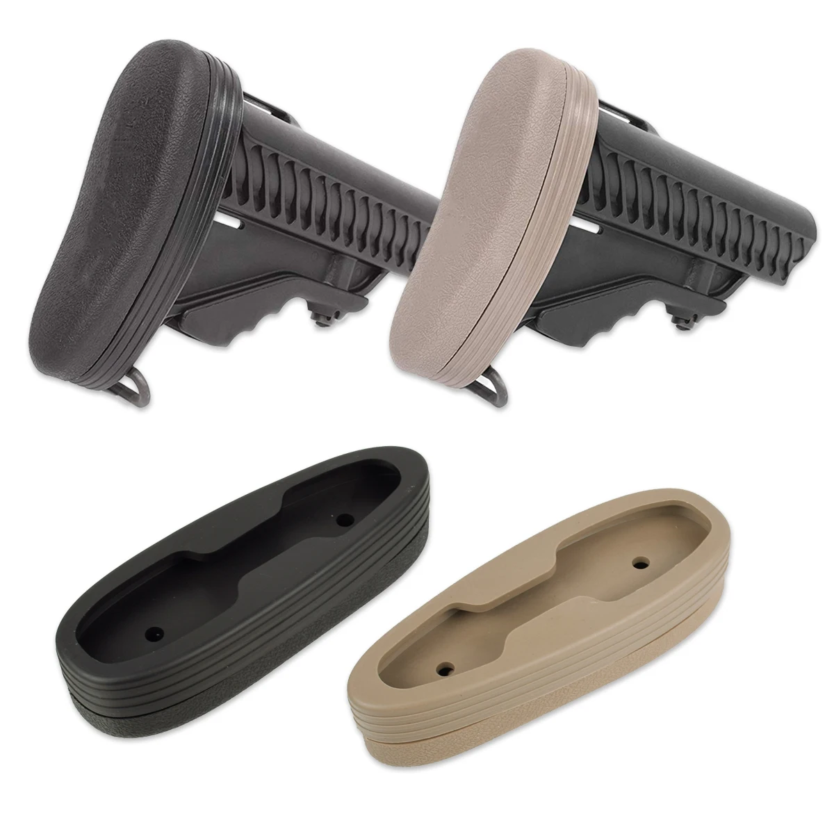 Protector de culata antideslizante ajustable para AR15 caza
