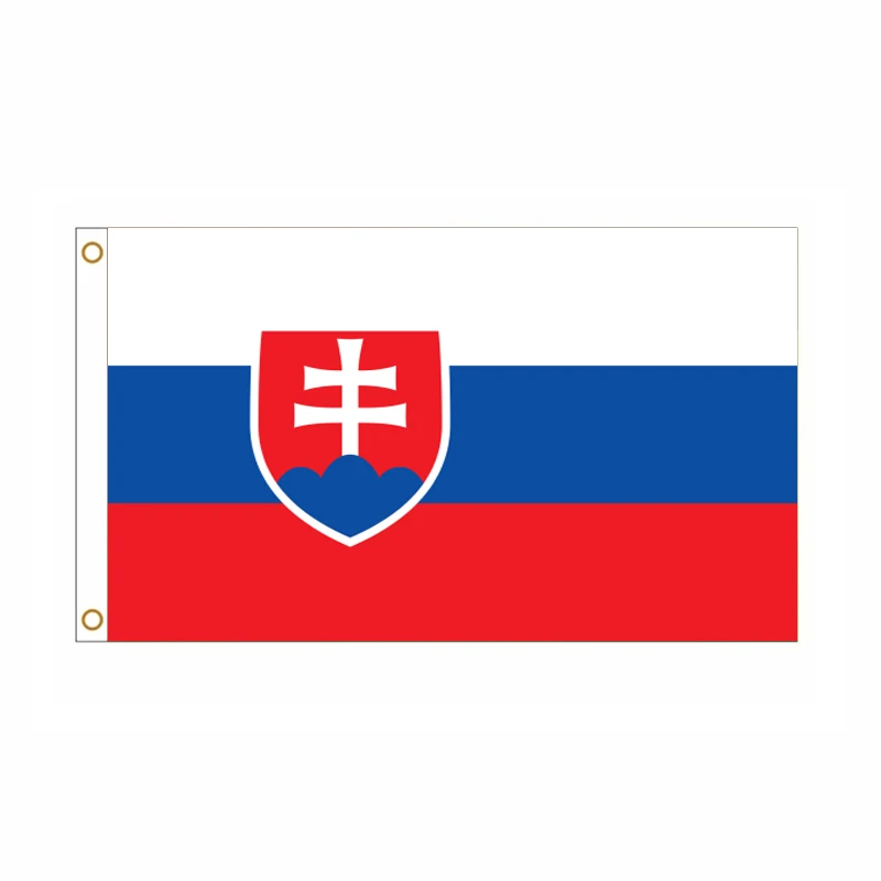 Bandera nacional de Eslovaquia para exterior de poliéster - imagen 2