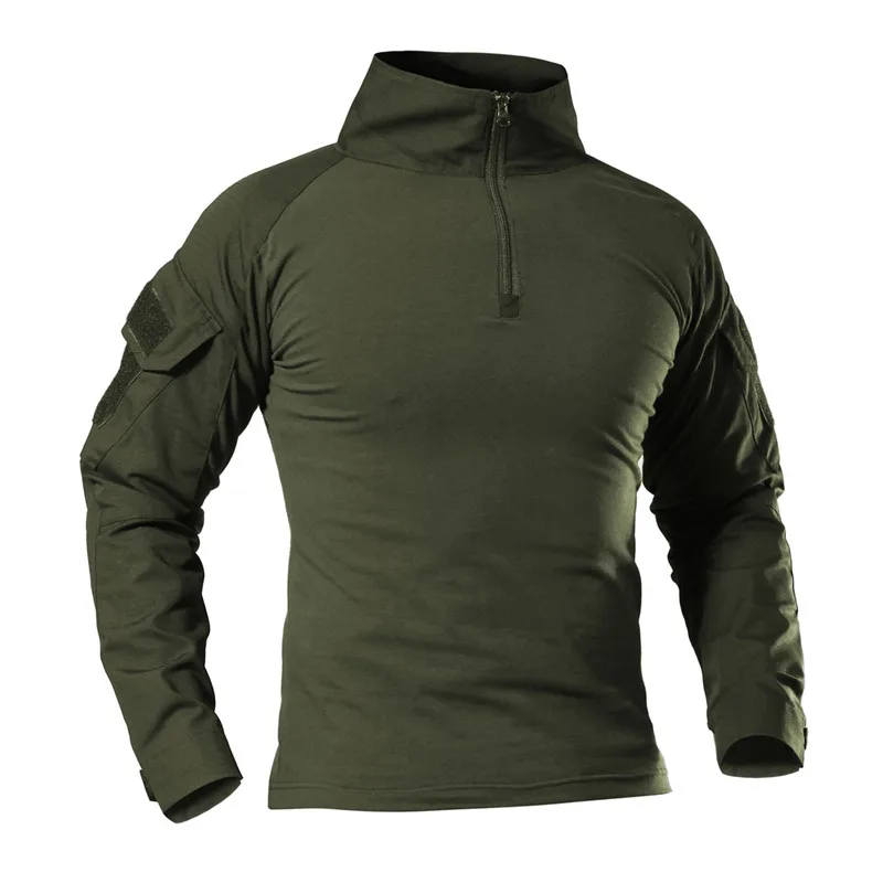 Camisa táctica Multicam de algodón para airsoft, caza y senderismo - imagen 5