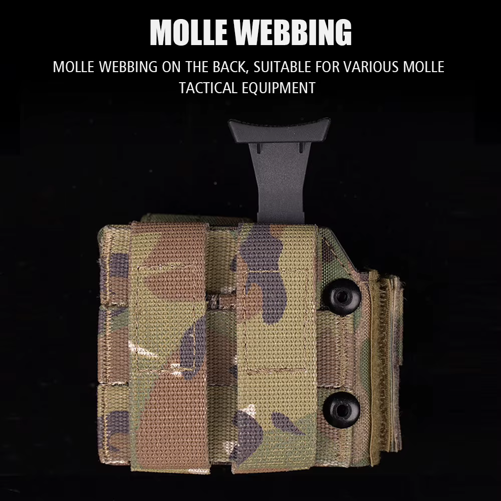 Fundas MOLLE universales para cinturon y pierna - adaptador QLS - imagen 4
