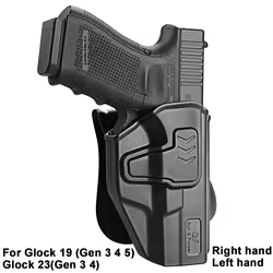 Funda OWB para Glock G19/G19X/G23 Retención II Ambidiestra