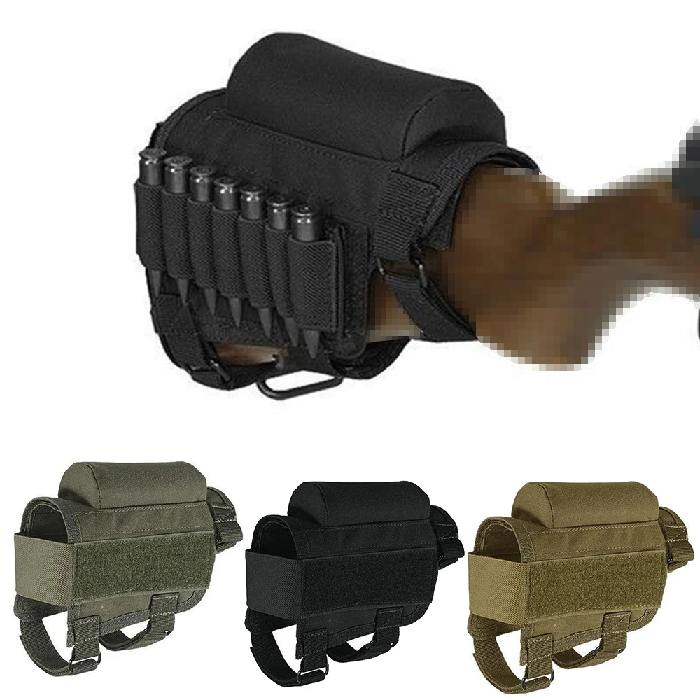 Bolsa táctica para culata con apoyo para la mejilla y sistema MOLLE