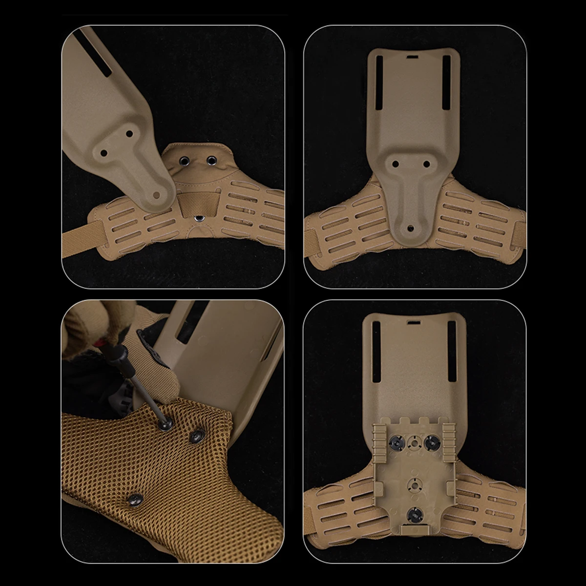 Funda táctica de pierna ARC para Glock 17 con bloqueo rápido - imagen 5