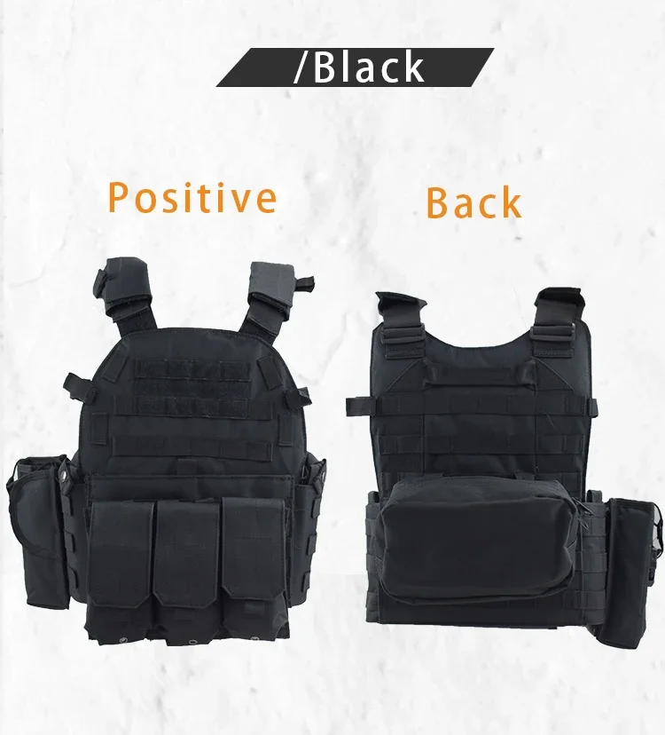 Chaleco táctico militar Modelo 6094 nailon MOLLE - imagen 2