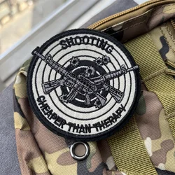 Parche táctico bordado gancho y bucle insignia moral militar