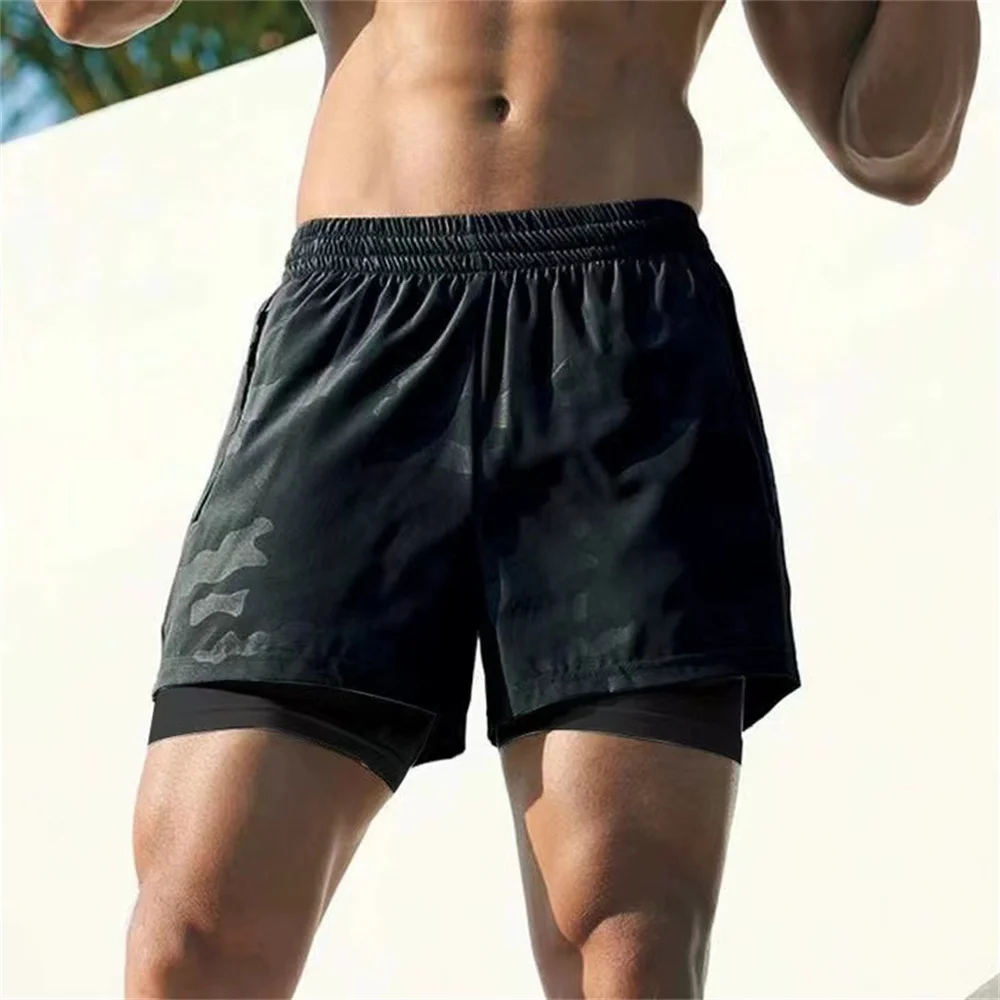 Pantalones cortos secado rápido transpirables entrenamiento aire libre - imagen 4