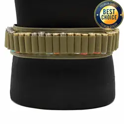 Cinturón táctico MOLLE cartuchos escopeta camuflaje