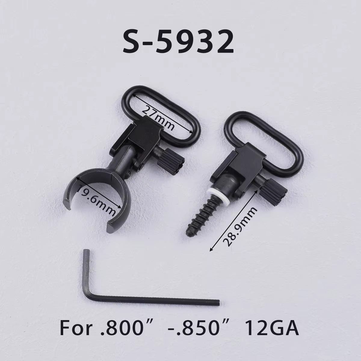 Mossberg 500 Remington 870 adaptadores giratorios eslinga rápida - imagen 2