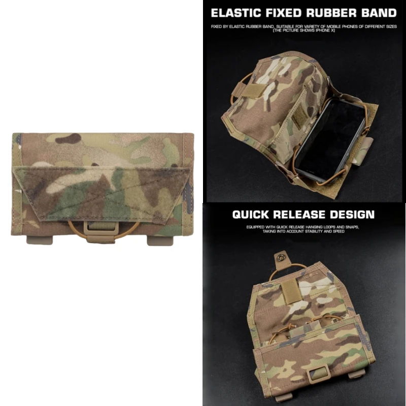 Bolsa táctica modular MOLLE con puerto USB para smartphone - imagen 2