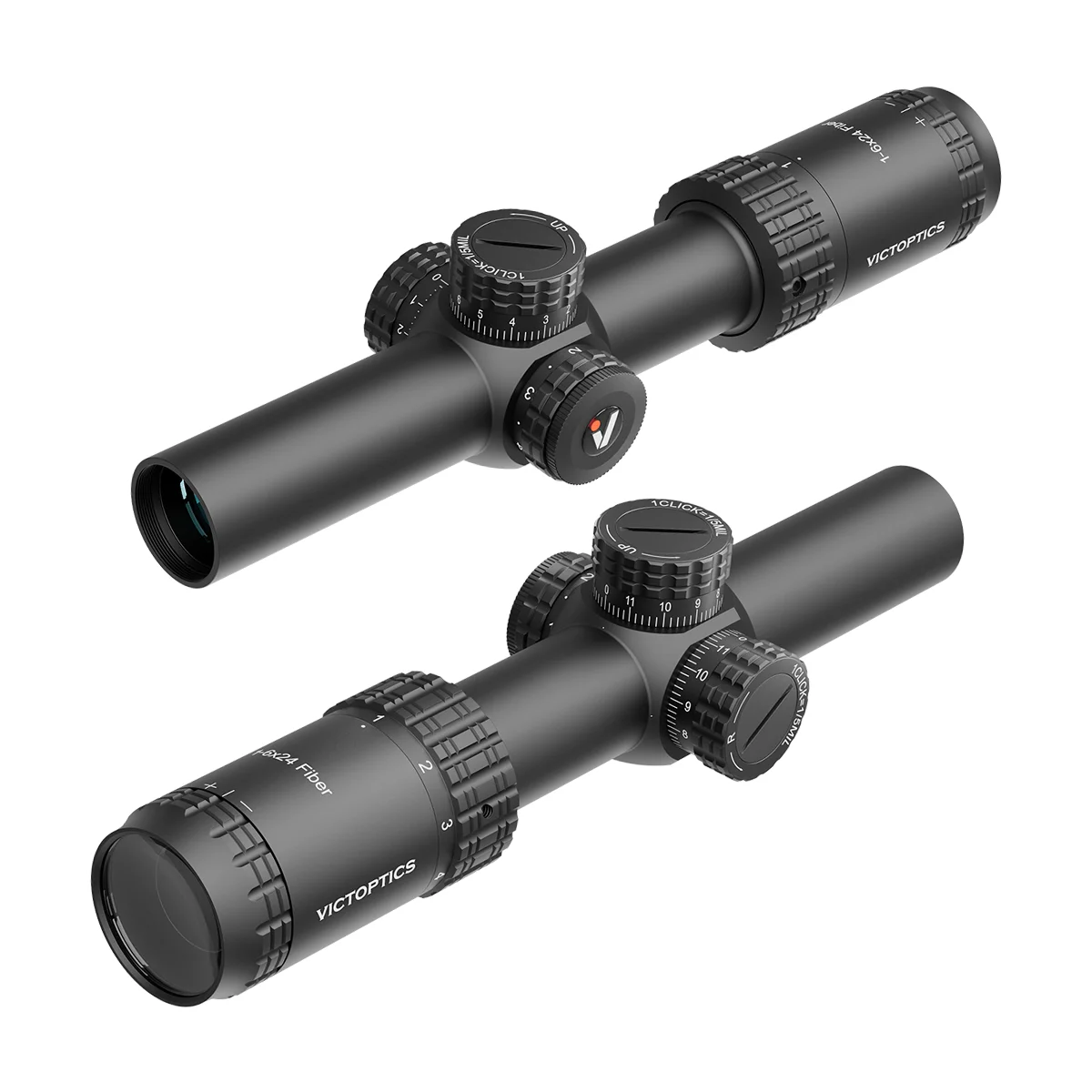 VictOptics S6 LPVO 1-6x24 – Mira táctica con retícula de fibra - imagen 4
