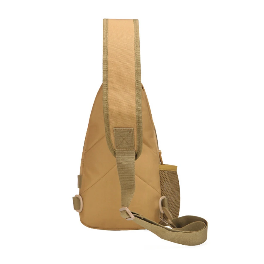 Bolso táctico de hombro camuflaje, correa ajustable y porta-botellas - imagen 2