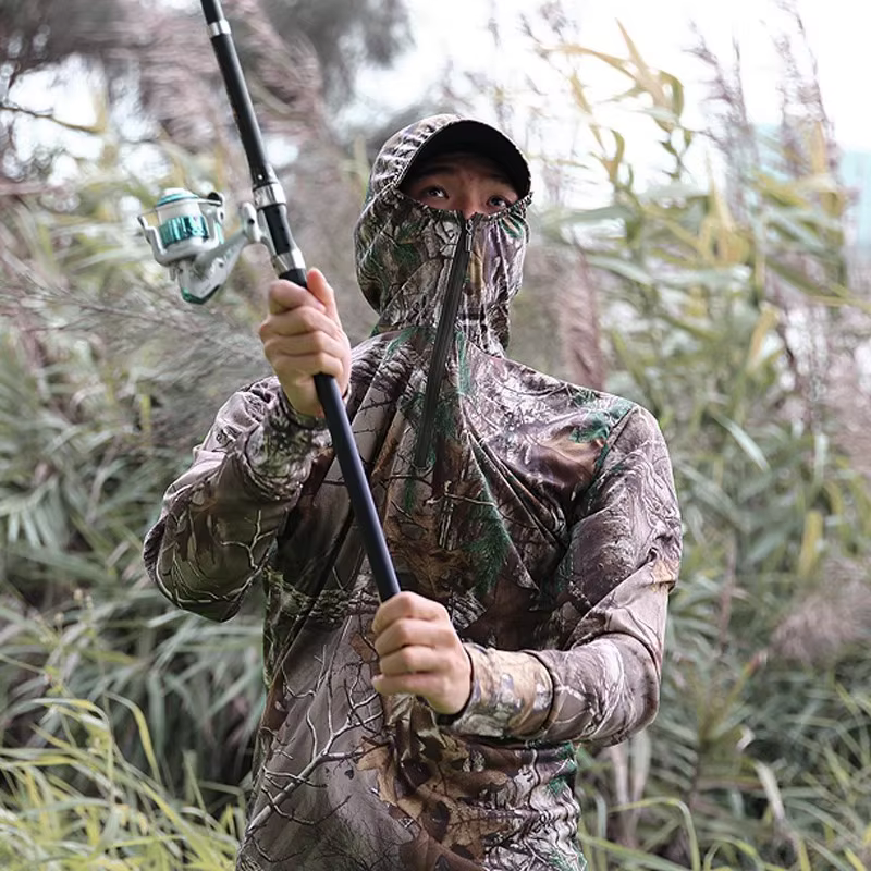 Traje Ghillie jungla – Chaqueta camuflaje arbóreo con capucha - imagen 4