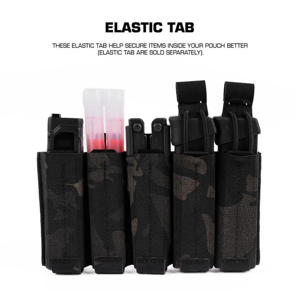 Bolsa táctica portacargadores multiusos para pistola, panel frontal - imagen 4