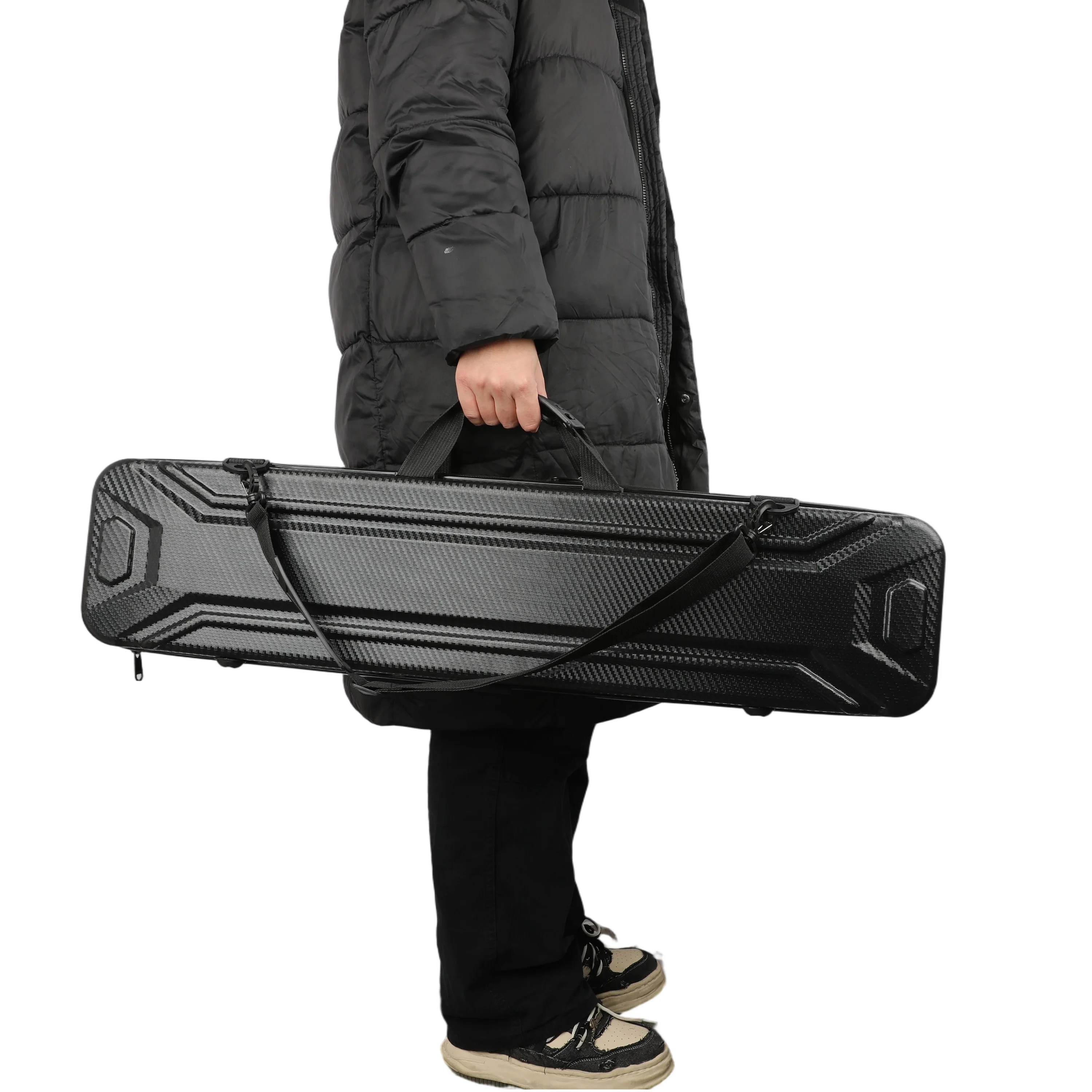 Estuche arco recurvo carcasa rígida ABS ligero para caza y práctica - imagen 4