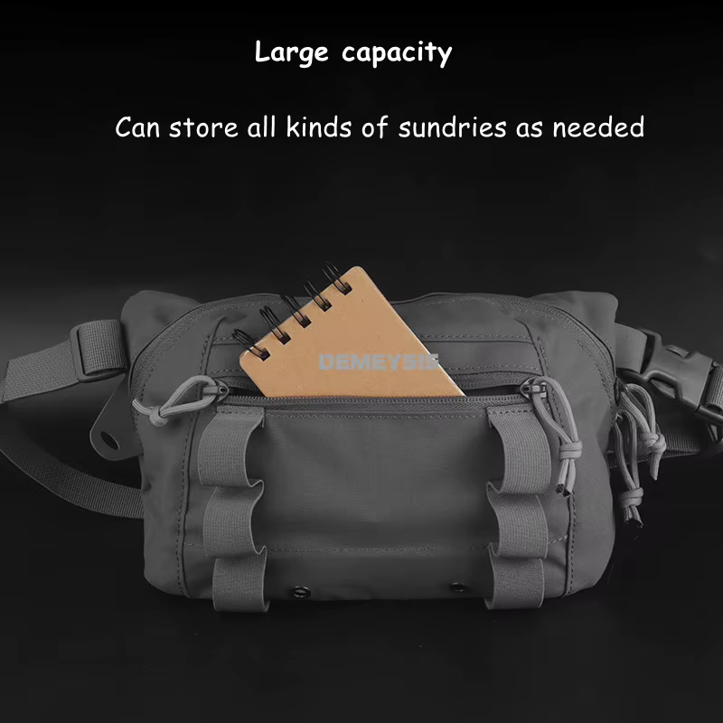 Bolsa táctica de cintura portaplacas abdominal multiusos senderismo - imagen 2
