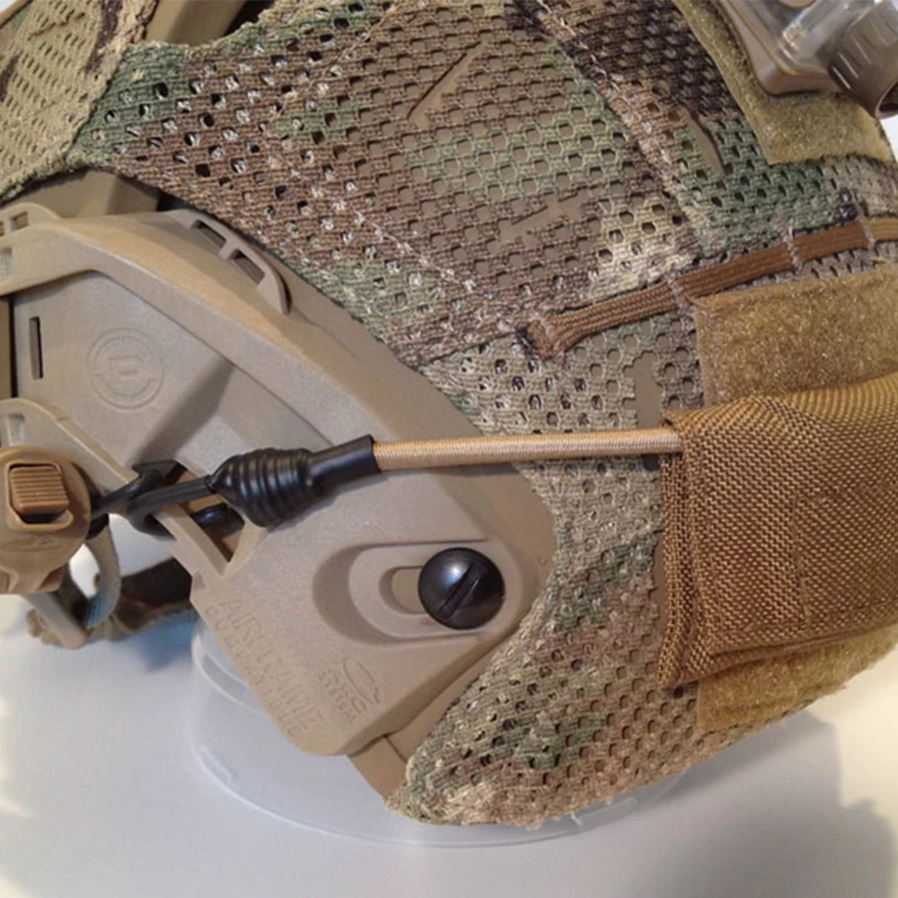 Cordón elástico para casco táctico