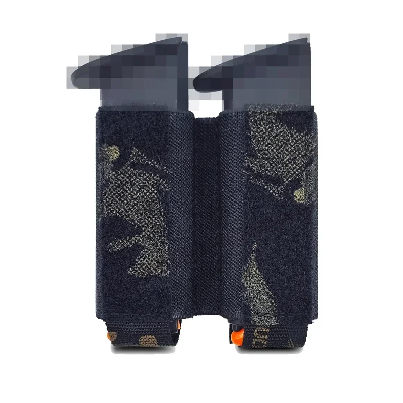 Porta cargadores táctico para airsoft con inserto elástico Multicam pecho - imagen 2