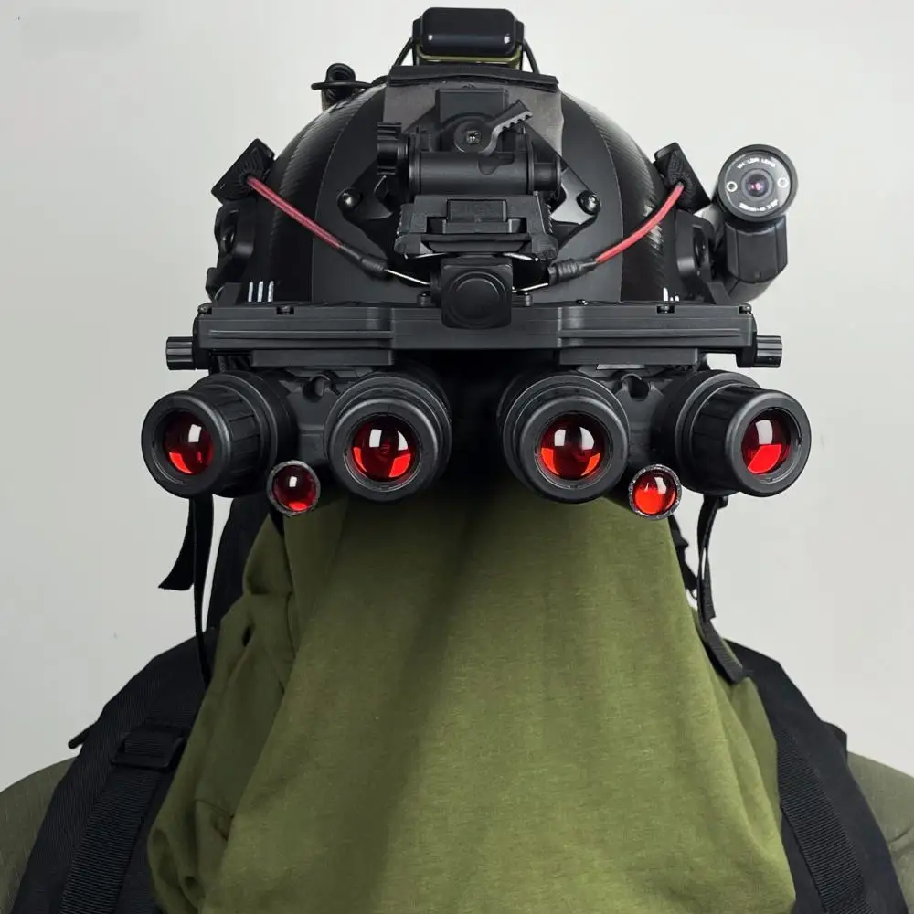 Casco táctico airsoft con gafas de visión nocturna NVG dummy - imagen 3