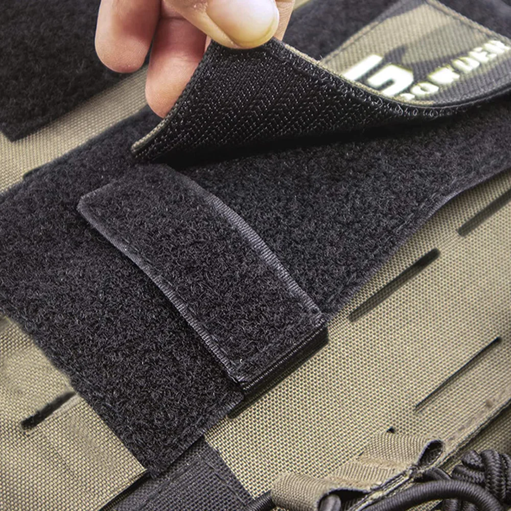 Panel adaptador MOLLE gancho y bucle para parches de identificación