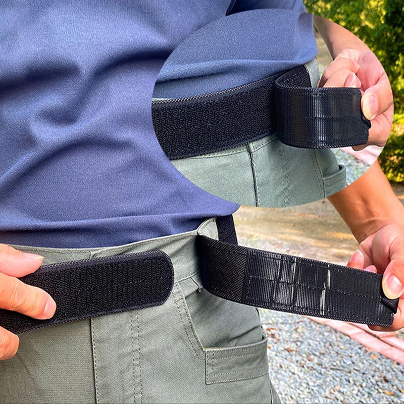 Cinturón táctico de nylon interior con gancho ajustable para airsoft - imagen 4