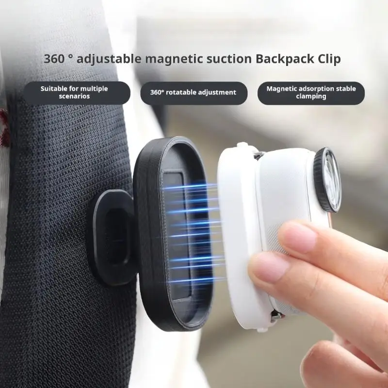 Soporte clip magnético para cámara de acción GO3S con rotación completa - imagen 3