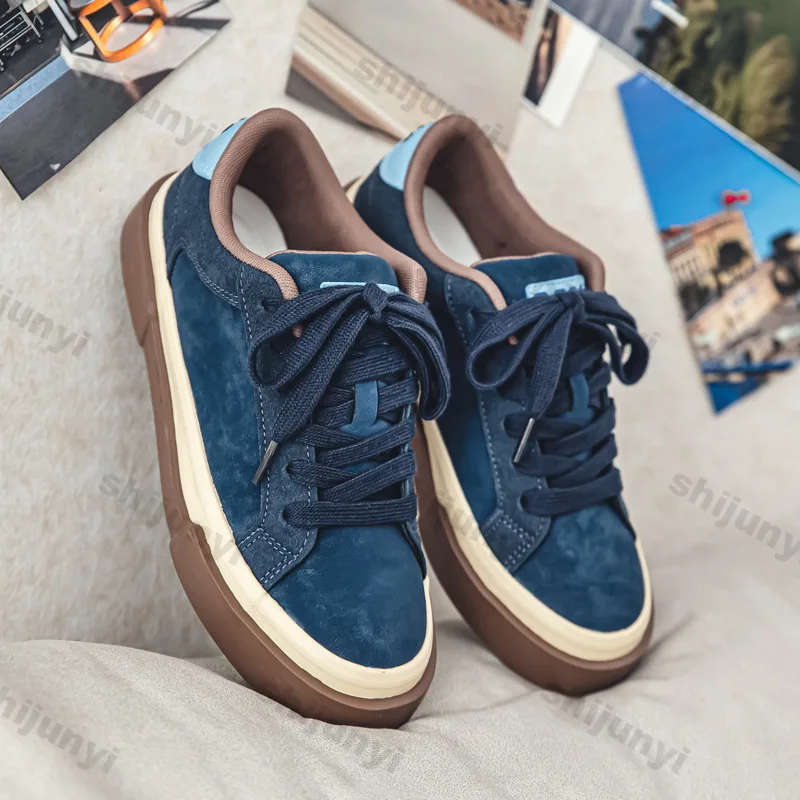 Zapatillas lona hombre suelas blandas – Calzado urbano táctico casual - imagen 4
