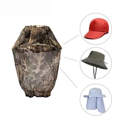 Mesh cubrecabeza antimosquitos camuflaje biónico – Transpirable caza pesca escalada