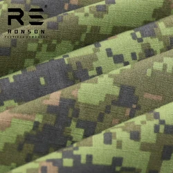Tela táctica ripstop NYCO camuflaje canadiense nailon-algodón