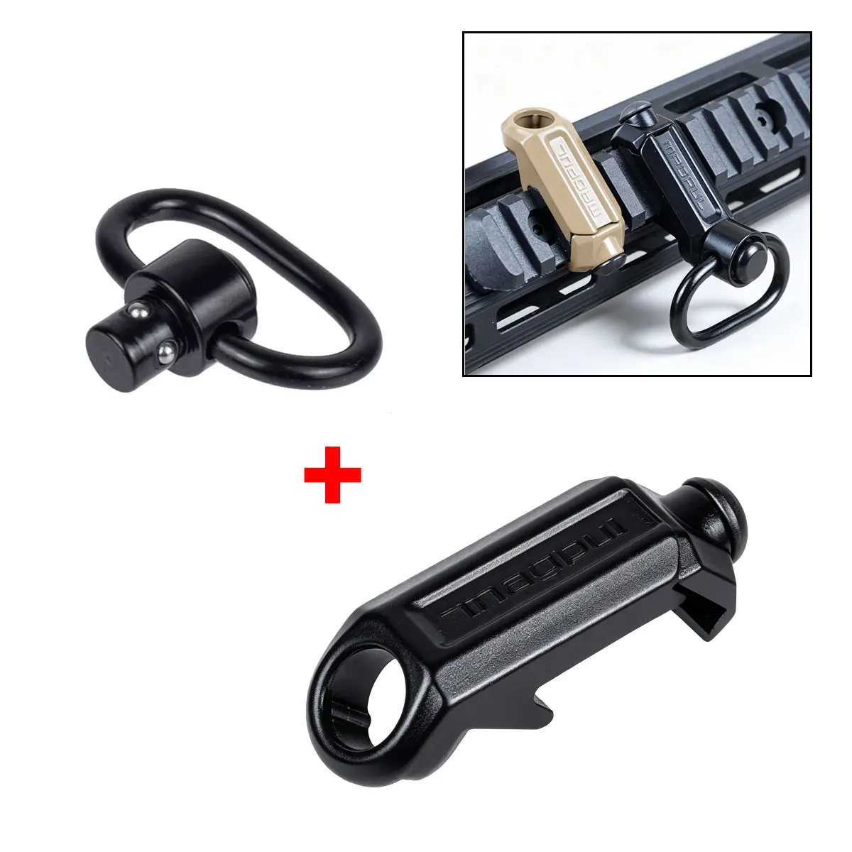 Anilla portafusil QD para carril Picatinny de AR-15