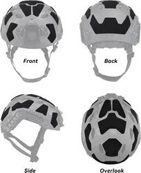 Kit Velcro Casco Táctico Universal – Fijación Adhesiva para Equipamiento Militar
