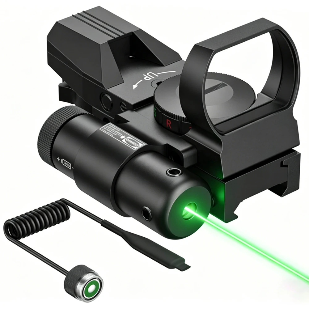 Mira reflex con punto rojo y verde