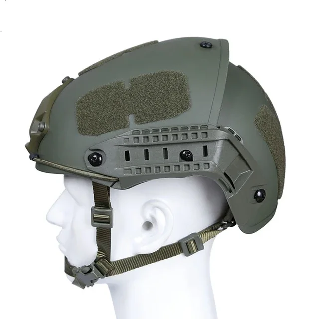 Casco Táctico Semi Cubierto Estilo AF con Sistema MOLLE – Airsoft Paintball - imagen 2