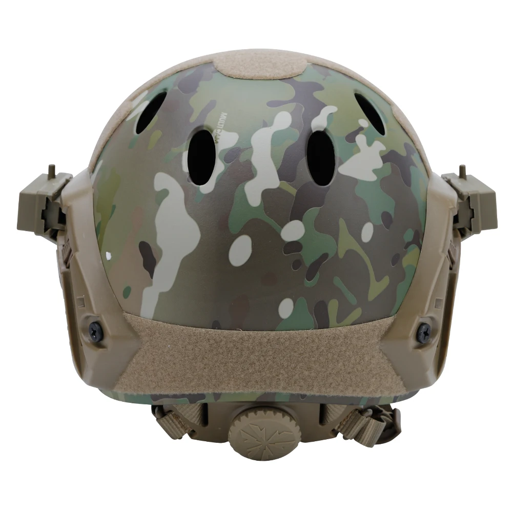 Casco táctico con protección facial y visor para airsoft, tiro - imagen 3