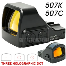 HS 507C/507K Visor reflex táctico con punto rojo y ajuste rápido
