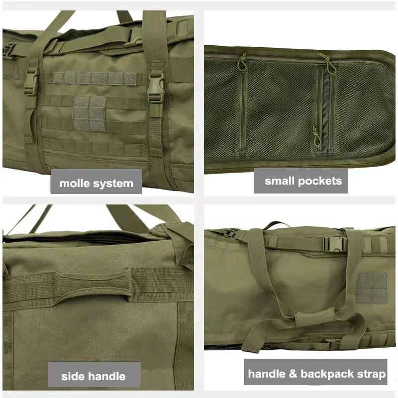 Mochila táctica lona 40L – Resistente outdoor expediciones - imagen 2