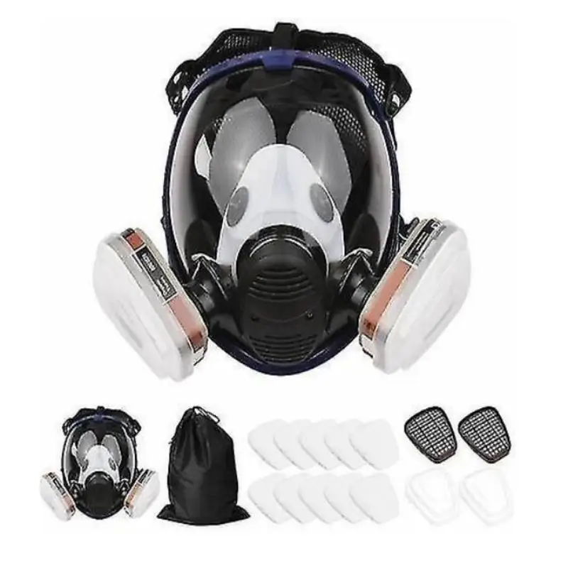 Máscara antigás química 6800 facial completa antipolvo antivaho - imagen 5