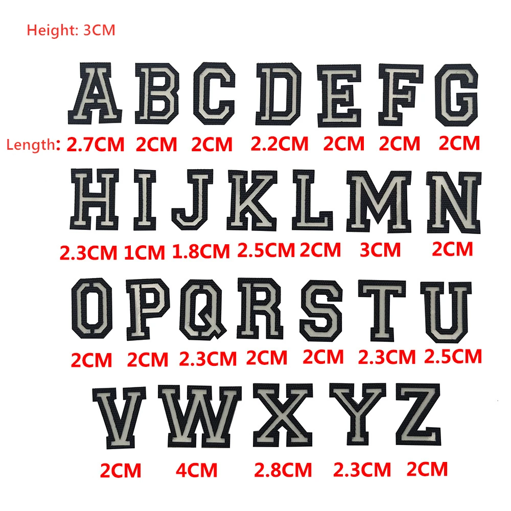 Parche luminoso personalizado con nombre - letras A-Z en nylon - imagen 5