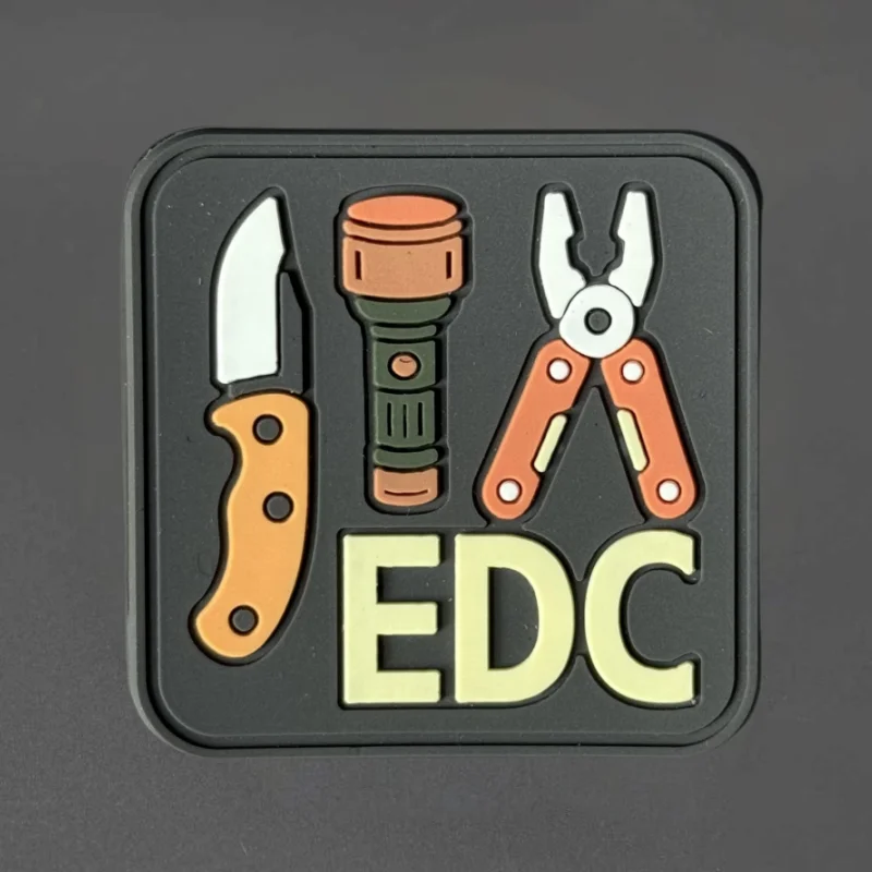 Parche táctico PVC con velcro para mochila y equipamiento EDC - imagen 2