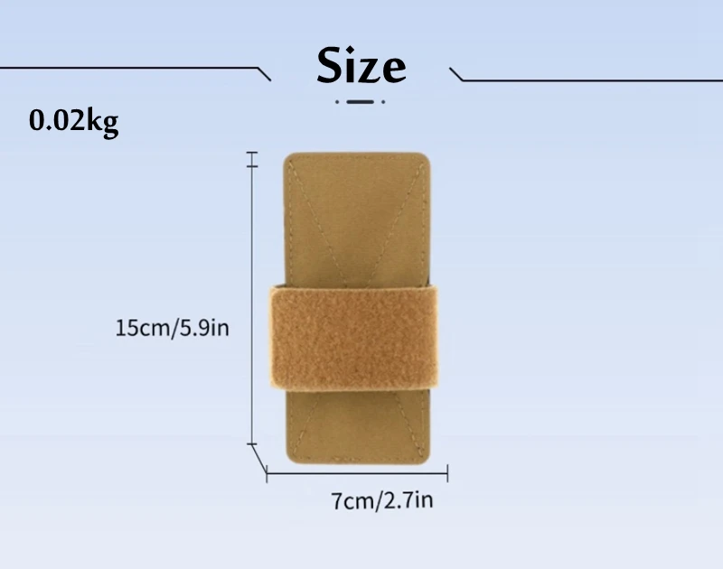 Sistema de rotación de 360 grados de la funda táctica