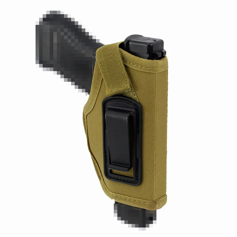 Funda táctica de nailon para pistola con clip de cinturón