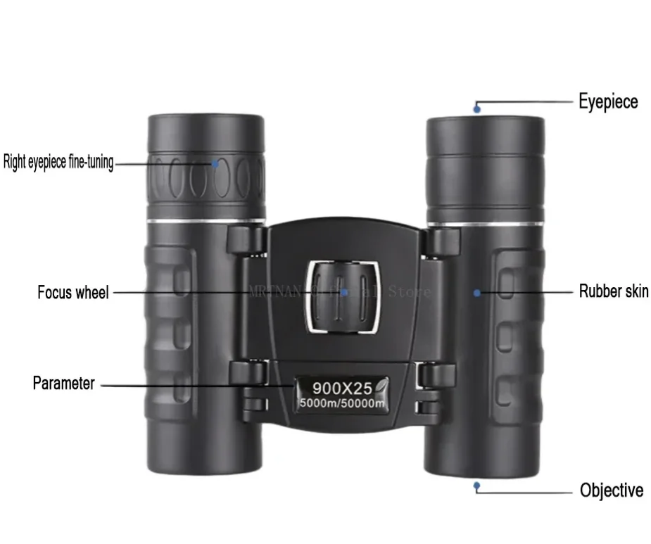Binoculares largo alcance HD BAK4 con baja luz para caza y acampada - imagen 2